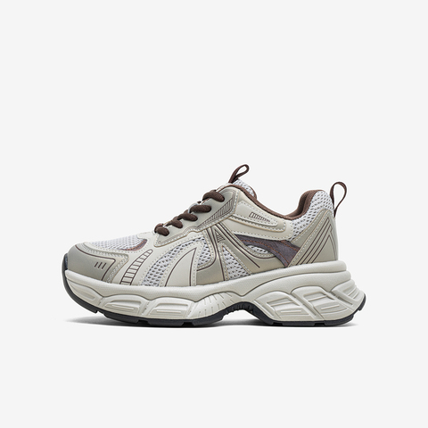 百思图2025秋季新款老爹鞋时尚潮流街头女运动休闲鞋CN177CM5