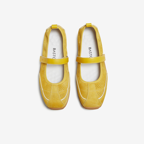 百思图2025秋季新款商场同款芭蕾舞鞋时尚休闲女单鞋D3310CQ5