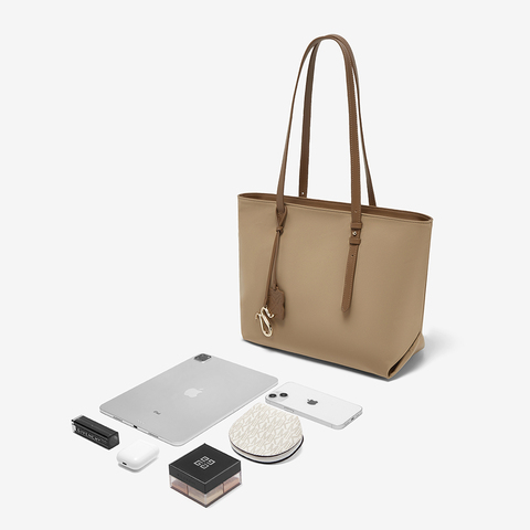 百思图2025秋季新款商场同款织托特包时尚大容量单肩包女TY009CX5