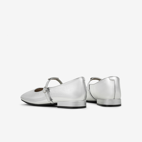 百思图2025春季新款商场同款时尚法式复古玛丽珍鞋女单鞋F1306AQ5