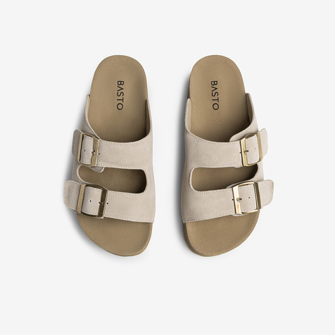 百思图2025夏季新款勃肯鞋时尚户外休闲厚底女凉拖鞋D3237BT5