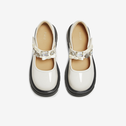 百思图2025秋季新款商场同款玛丽珍鞋时尚学院风女单鞋BP771CQ5