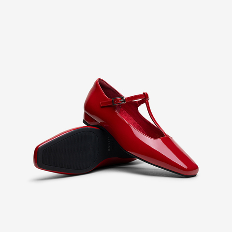 百思图2025秋季新款玛丽珍鞋时尚潮流通勤浅口女单鞋F3133CQ5