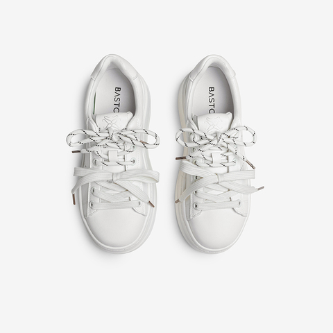 百思图2025秋季新款板鞋时尚户外街头运动厚底女休闲鞋CR502CM5