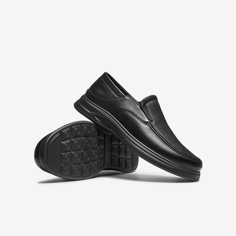 百思图2025秋季新款商场同款乐福鞋时尚通勤男休闲皮鞋10010CM5