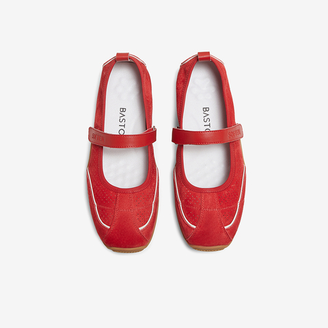 百思图2025秋季新款商场同款芭蕾舞鞋时尚休闲女单鞋D3310CQ5