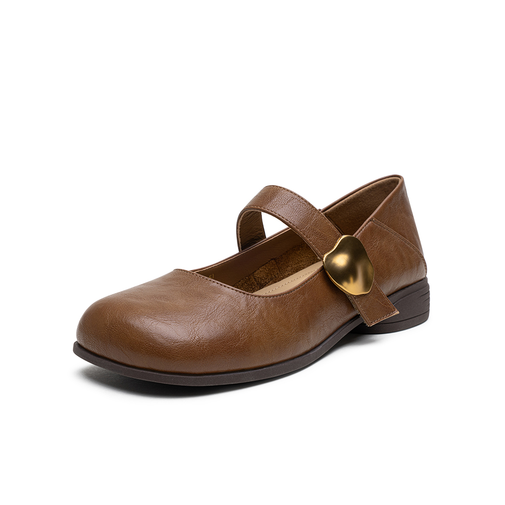 百思图2025秋季新款商场同款玛丽珍鞋时尚简约女单鞋F3511CQ5