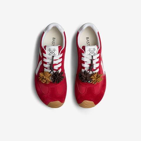 百思图2025秋季新款商场同款德训鞋时尚复古女运动休闲鞋A1857CM5