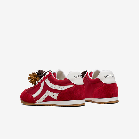 百思图2025秋季新款商场同款德训鞋时尚复古女运动休闲鞋A1857CM5