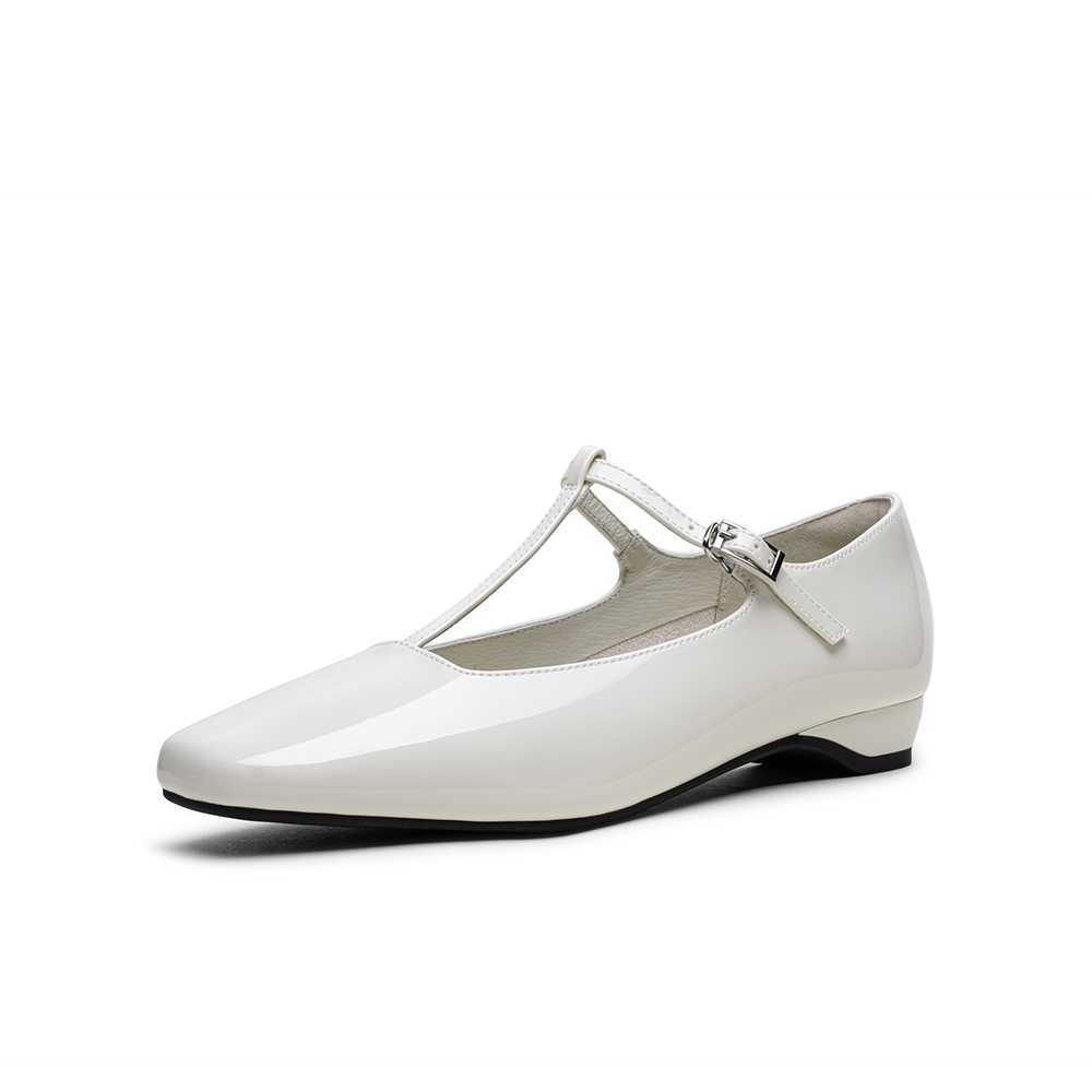 百思图2025秋季新款玛丽珍鞋时尚潮流通勤浅口女单鞋F3133CQ5