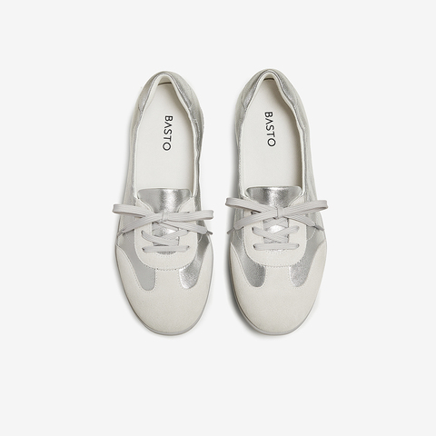 百思图2025秋季新款商场同款德训鞋简约时尚女休闲鞋UTE11CA5