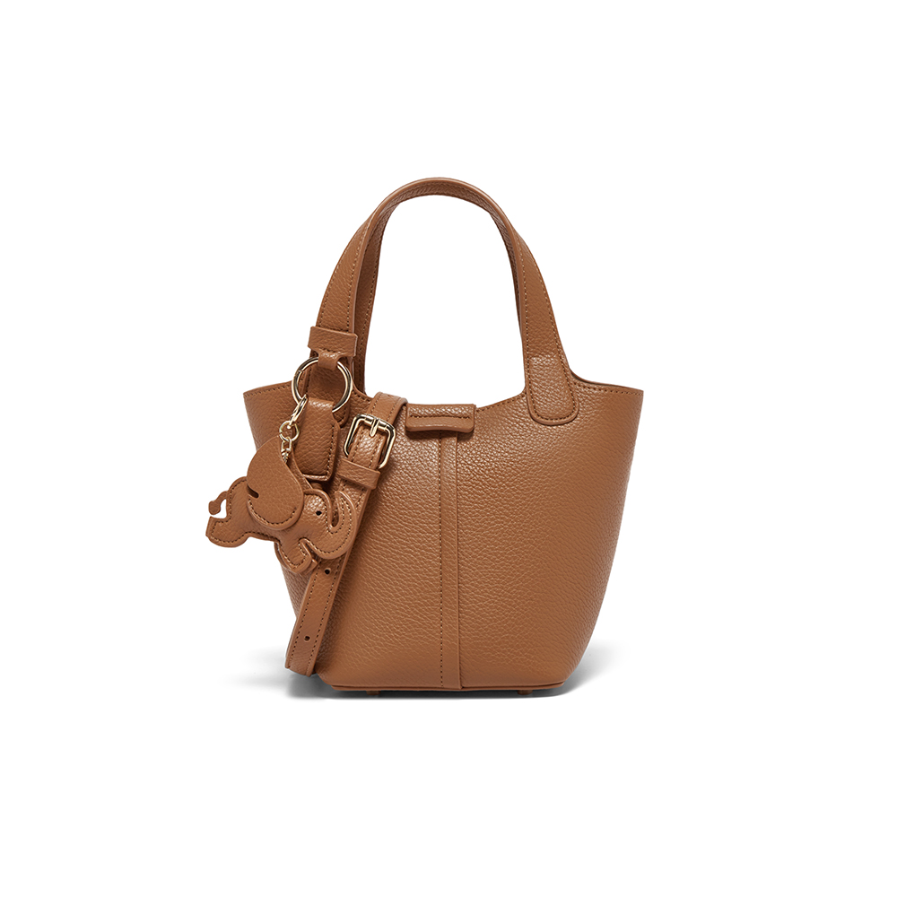 百思图2025秋季新款商场同款水桶包时尚潮流单肩斜挎包女TY016CX5