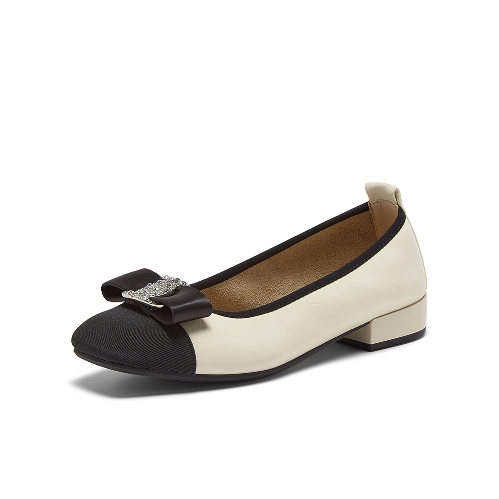 百思图2025秋季新款商场同款浅口单鞋时尚潮流通勤女鞋B1713CQ5