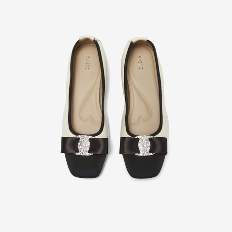 百思图2025秋季新款商场同款浅口单鞋时尚潮流通勤女鞋B1713CQ5