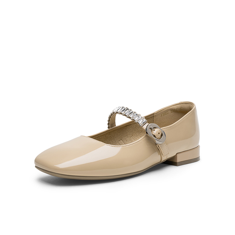 百思图2025秋季新款商场同款玛丽珍鞋时尚潮流女单鞋F3052CQ5