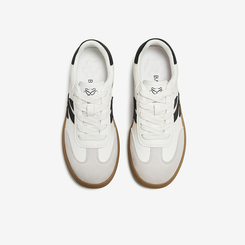 百思图2025秋季新款商场同款德训鞋时尚简约女休闲运动鞋D3276CM5