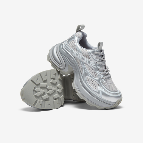 百思图2025夏季新款时尚潮流街头老爹鞋厚底增高女休闲鞋L0804BM5