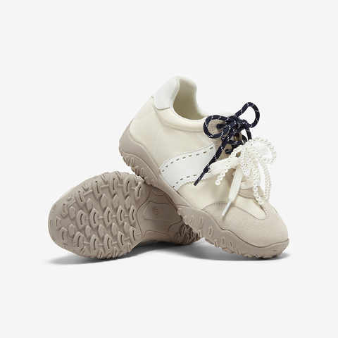 百思图2025秋季新款德训鞋时尚复古潮流增高女休闲鞋D3238CM5