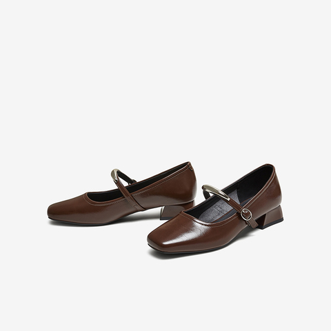 百思图2025秋季新款商场同款玛丽珍鞋复古法式女单鞋B5282CQ5