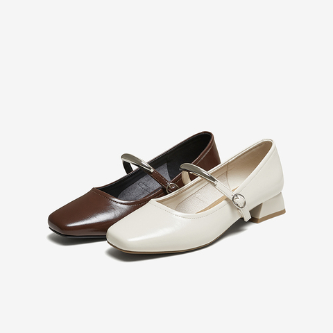 百思图2025秋季新款商场同款玛丽珍鞋复古法式女单鞋B5282CQ5