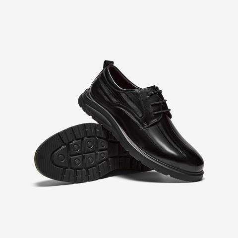 百思图2025秋季新款商场同款时尚简约商务男休闲皮鞋50505CM5