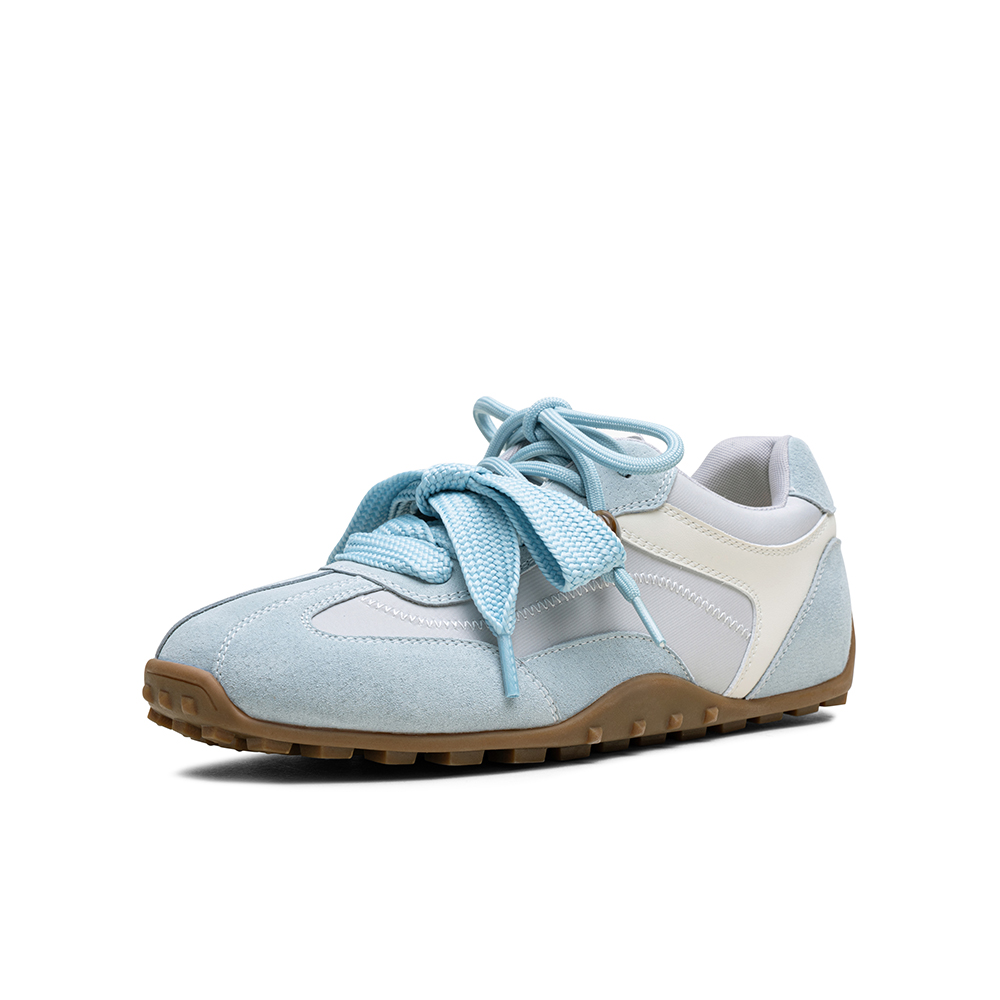 百思图2025秋季新款商场同款德训鞋时尚复古运动女休闲鞋A9012CM5