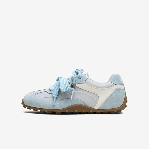 百思图2025秋季新款商场同款德训鞋时尚复古运动女休闲鞋A9012CM5