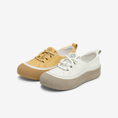 百思图2025秋季新款商场同款小白鞋时尚运动女休闲鞋W0908CA5