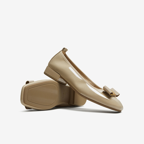 百思图2025秋季新款商场同款浅口单鞋时尚通勤粗跟女鞋B1708CQ5