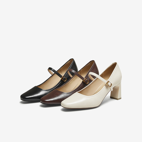 百思图2025秋季新款商场同款玛丽珍鞋简约时尚女单鞋F3518CQ5