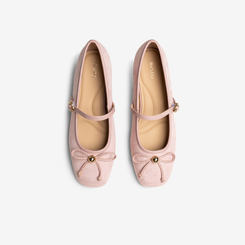 百思图2025秋季新款玛丽珍鞋时尚潮流复古法式女单鞋F3023CQ5