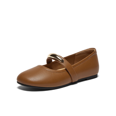 百思图2025秋季新款商场同款玛丽珍鞋简约时尚浅口女单鞋F3317CQ5