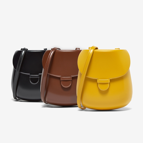 百思图2025夏季新款商场同款马鞍包时尚通勤单肩斜挎包女TY017BX5