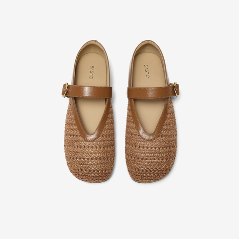 百思图2025秋季新款玛丽珍鞋复古休闲潮流通勤女单鞋F1181CQ5