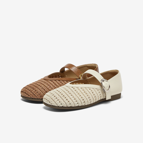 百思图2025秋季新款玛丽珍鞋复古休闲潮流通勤女单鞋F1181CQ5