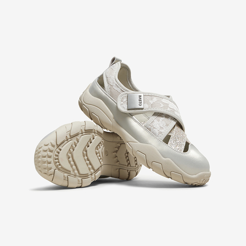 百思图2025夏季新款芭蕾舞鞋时尚潮流户外休闲女单鞋D3370BM5