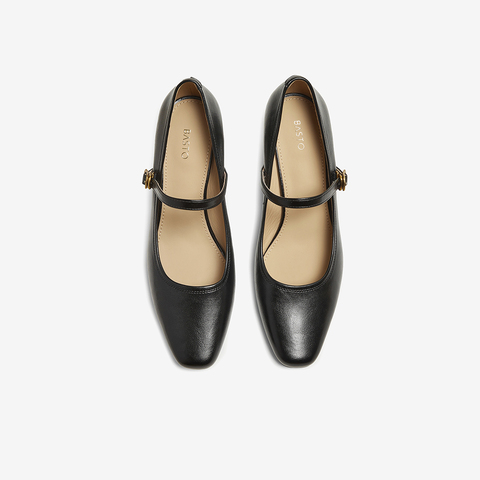 百思图2025秋季新款商场同款玛丽珍鞋简约时尚女单鞋F3518CQ5