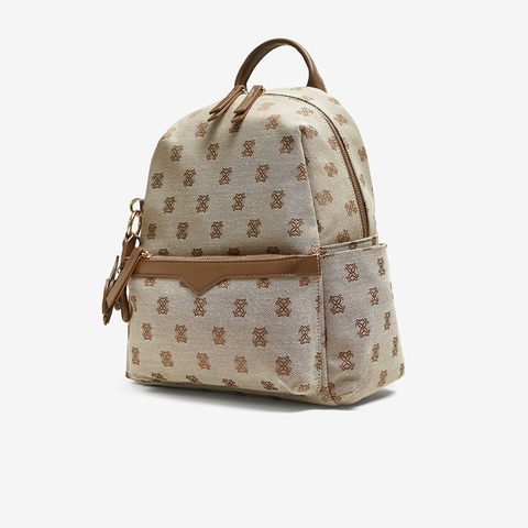 百思图2025秋季新款商场同款双肩背包时尚复古休闲女包TY039CX5