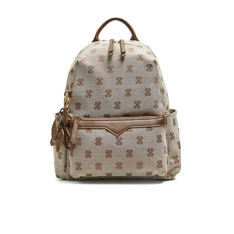 百思图2025秋季新款商场同款双肩背包时尚复古休闲女包TY039CX5