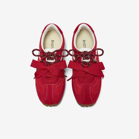 百思图2025秋季新款商场同款德训鞋时尚复古运动女休闲鞋A9012CM5