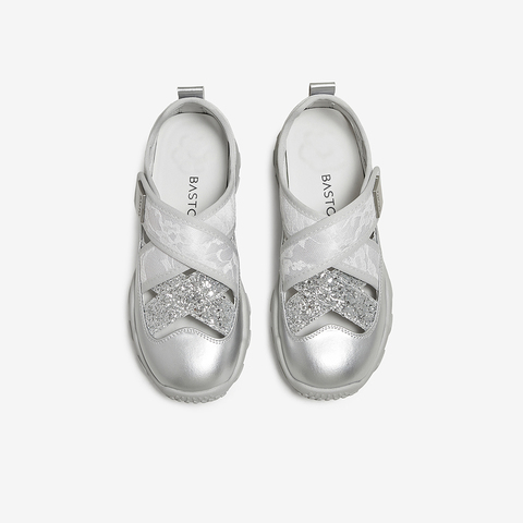 百思图2025夏季新款芭蕾舞鞋时尚潮流户外休闲女单鞋D3370BM5