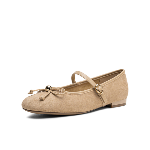 百思图2025秋季新款玛丽珍鞋时尚潮流复古法式女单鞋F3023CQ5