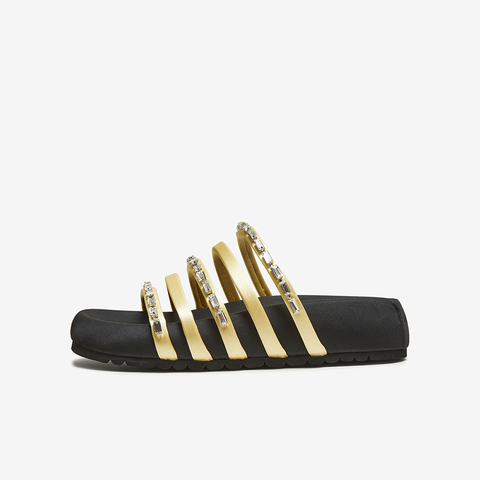 百思图2025夏季新款时尚潮流户外休闲一字拖厚底女拖鞋E5973BT5