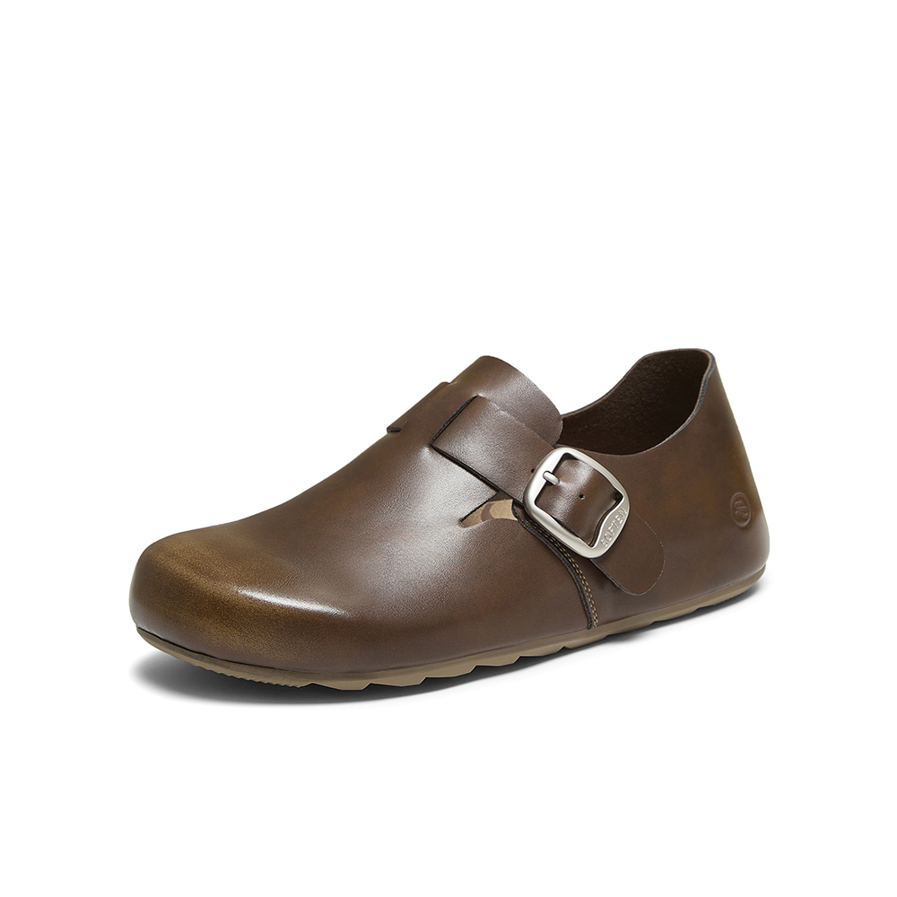 百思图2025秋季新款商场同款勃肯鞋时尚复古休闲女单鞋D3375CM5