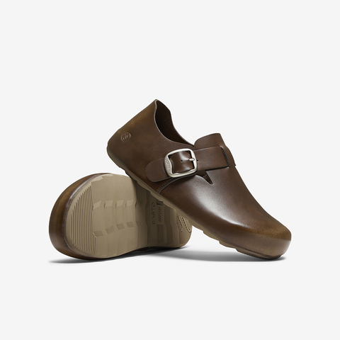 百思图2025秋季新款商场同款勃肯鞋时尚复古休闲女单鞋D3375CM5