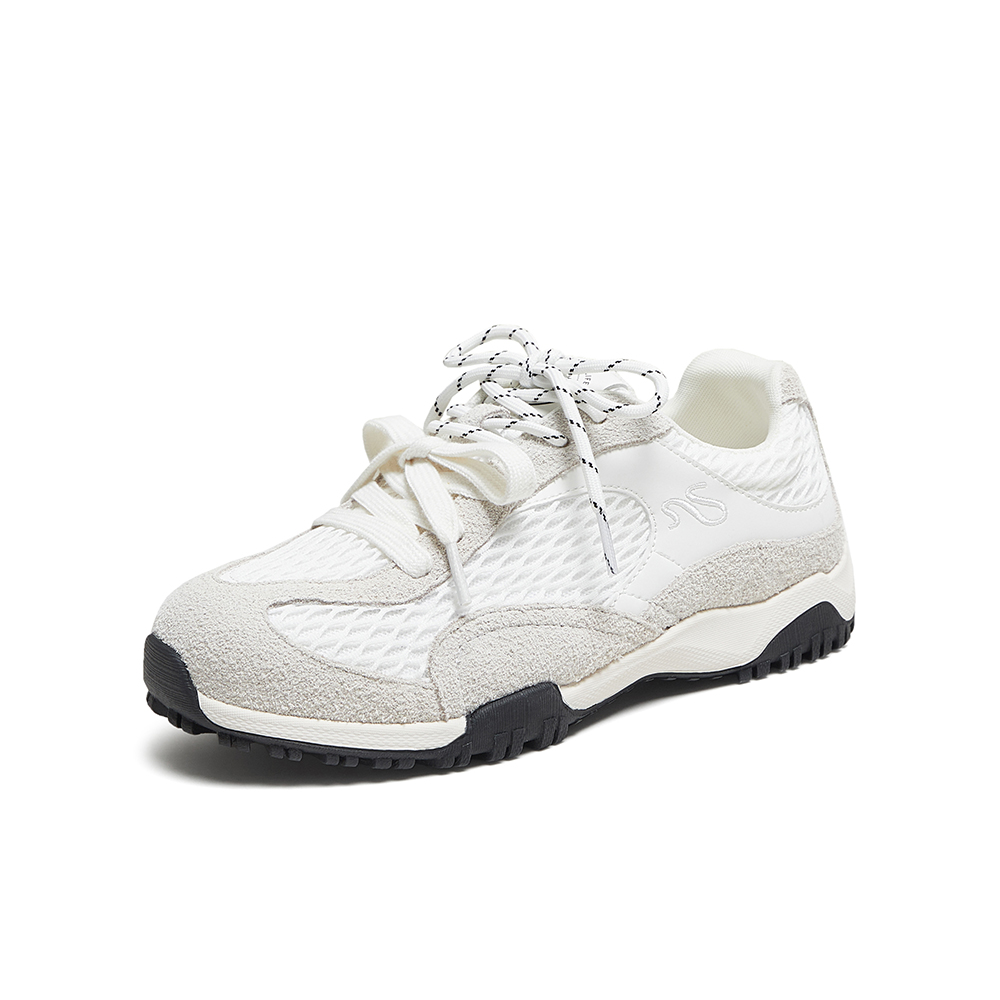 百思图2025秋季新款商场同款时尚潮流街头女休闲运动鞋D3279CM5