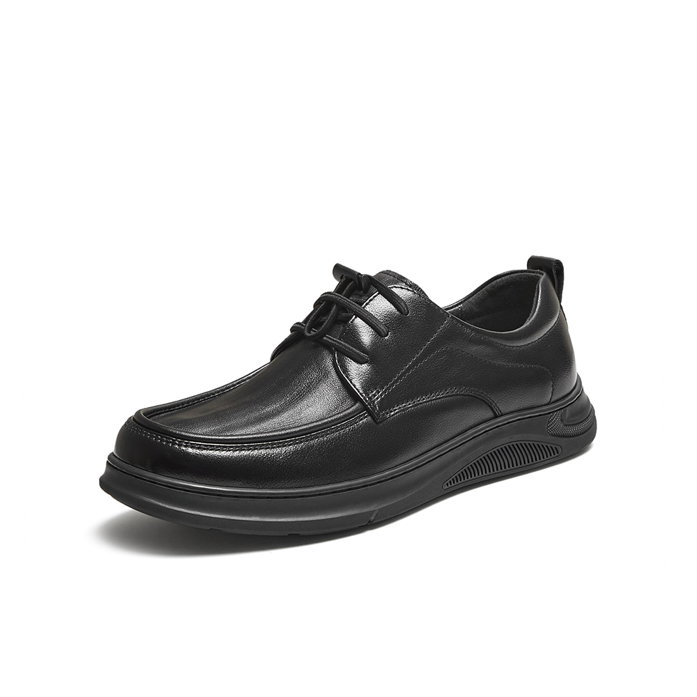 百思图2025秋季新款商场同款休闲皮鞋时尚简约男鞋59762CM5