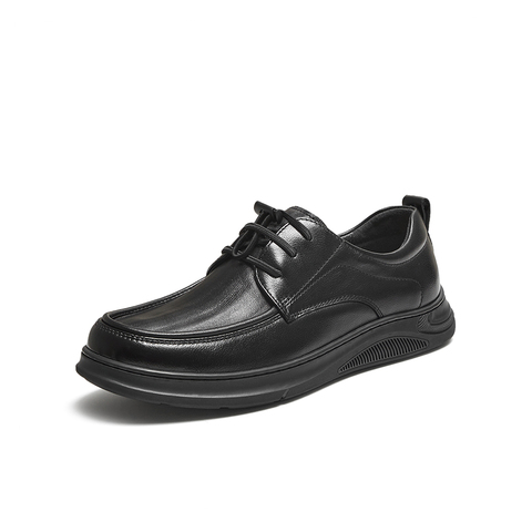 百思图2025秋季新款商场同款休闲皮鞋时尚简约男鞋59762CM5