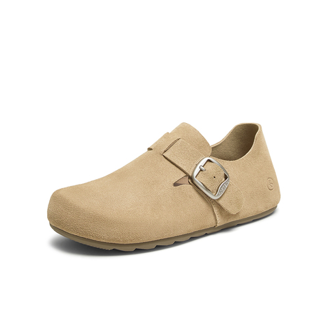 百思图2025秋季新款商场同款勃肯鞋时尚复古休闲女单鞋D3375CM5