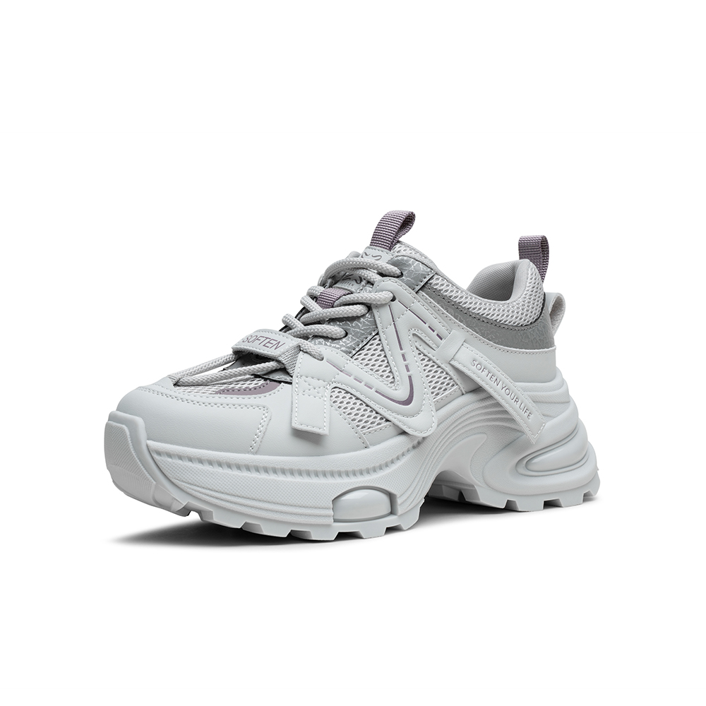 百思图2025秋季新款商场同款老爹鞋时尚厚底增高女休闲鞋G3666CM5